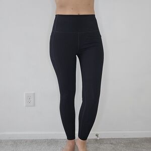 Skechers Black Leggings With Side Pocket Size Medium